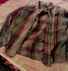 Men's Plaid Long Sleeve Shirt
