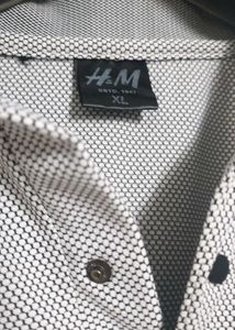new👌H&amp;M Textured Polo Shirt