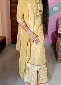 heavy sharara suit