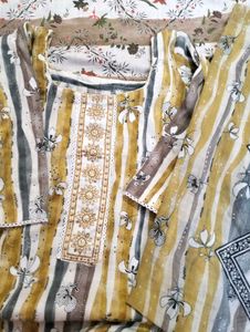 Printed Yellow Suit