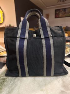 Auth Hermes Fourre-Tout PM Mini Tote Bag