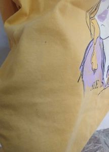 Yellow Graphic Print T-shirt
