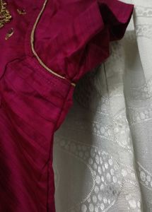 Beautiful Magenta Ethnic Gown