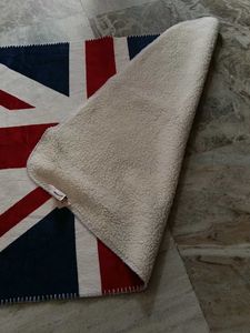 Union Jack Themed Throw Blanket