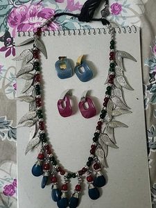Chunky Statement Necklace & Earring Set