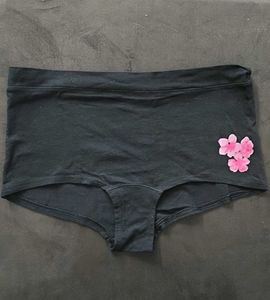 Zudio Boyshort w/Pink Flower Print & Lace Panties