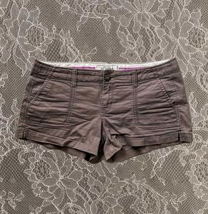 vintage Brown Cargo micro Shorts
