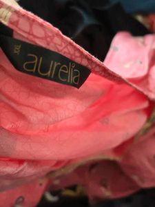 Aurelia Pink Floral  Kaftan Kurta with Pant..