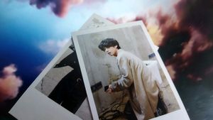 BTS V Kim Taehyung Polaroids