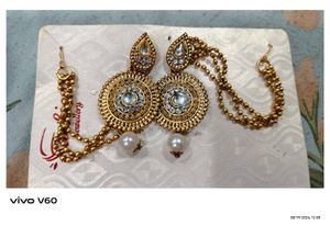 Elegant Indian Ethnic Bahubali Earrings