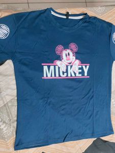 Cool Blue Mickey Mouse T-Shirt