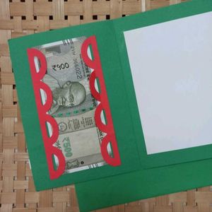 Handmade Diecut Greeting Card with Envelope