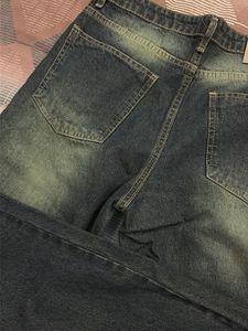 Vintage washed Blue Denim Jeans