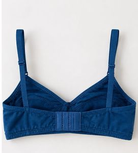 Comfortable Blue Cotton Bra