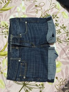 American Eagle Dark Wash denim shorts