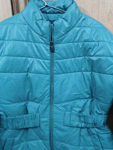 Teal Puffer Jacket