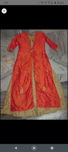 Cort model umbrella gown