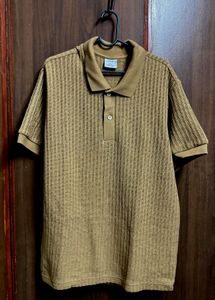 Mango Man Men's Brown Polo Shirt