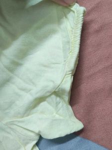 Pale Yellow Button-Up Shirt