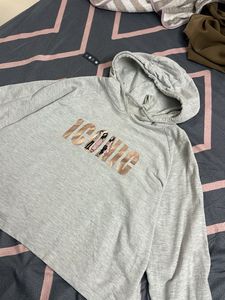Gray "ICONIC" Hoodie
