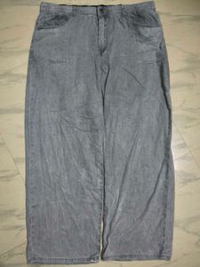 Grey wide leg pant