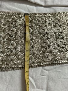 Exquisite Embroidered Dupatta Border