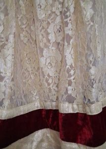 Golden Lace Ethnic Skirt