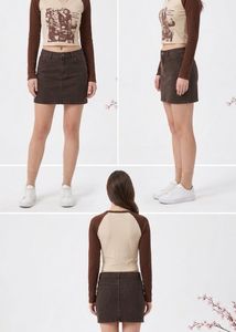 Graphic Print Long Sleeve Crop Top