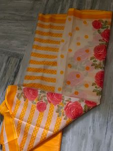 Jam Cotn Suit With Doriya Kota Dupta
