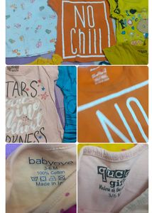 Set Of 8 Baby Tshirts