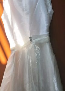 Elegant White party Dress🤍