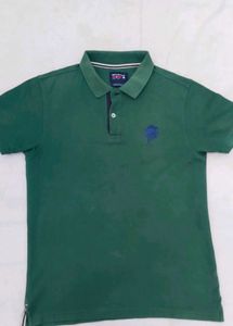 Netplay Olive Green Polo T-Shirt