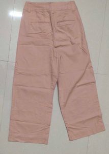 Imported Ankle Length Peach Flare Pants
