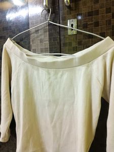 Ribbed Off-Shoulder Top