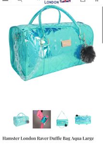 Y2K Holographic Duffle Bag