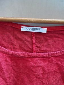 Coral Women's Linen Blend Top