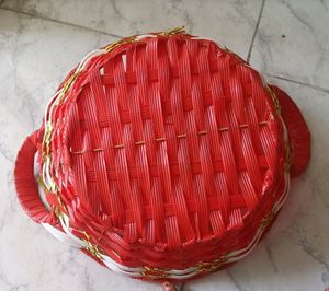 Hand Made Basket Fir Fruits Storage