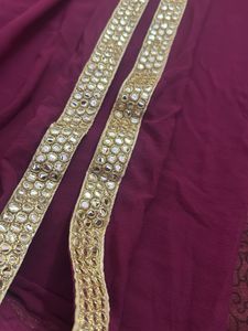 Maroon Ethnic Dupatta