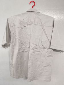 Classic Khaki Short Sleeve Button-Up Shirt