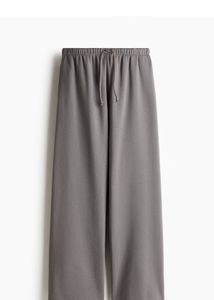 Comfortable Grey Wide-Leg Sweatpants