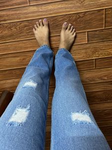 Distressed Denim Jeans