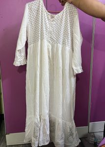 Beautiful White Designer Kurta