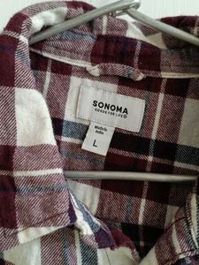 Sonoma Plaid Flannel Shirt