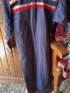 Embroidered Kurta with Button Detail
