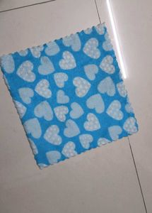 Cute Blue Heart Pattern Cloth