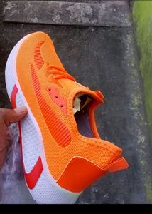 ORANGE STYLISH SHOE FOR MEN