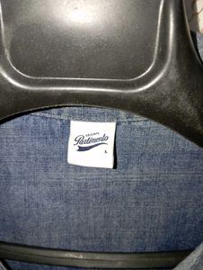 Stone Wash Denim Boxy Shirt