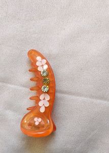Orange Hair Clip