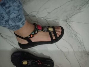 Black sandals