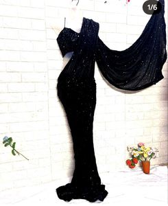 Stunning Black Sequin Lehenga Choli